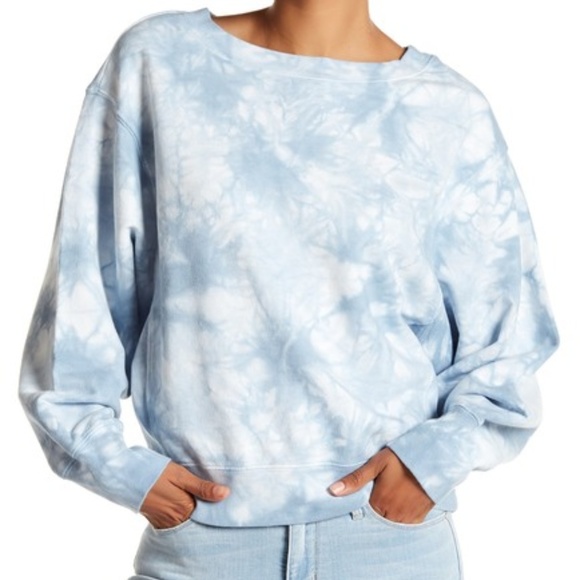 $79 SANCTUARY Nolita Tie-Dye Cotton Sweatshirt - Picture 3 of 8
